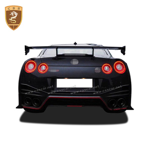 Kit carrosserie style Nismo pour <span class=keywords><strong>Nissan</strong></span> GTR R35, semi-carbone, avec jupes latérales et aileron arrière - Product Image 5