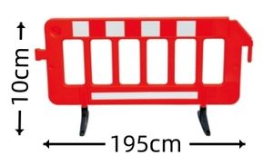 Factory Best Sold 2m*1m <strong>Plastic</strong> PE Pedestrian Traffic <strong>Barriers</strong> Temporary Safety Fence <strong>Barrier</strong> - Product Image 6