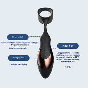 Массажер простаты Kabugadi Lock Fine Ring, мастурбатор с беспроводным пультом дистанционного управления, двойной вибратор, анальная пробка для мужчин - Product Image 3