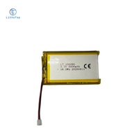 Batterie externe 5000mAh 3.7V 105080, batterie Lipo, vente en gros, batteries lithium-ion haute capacité