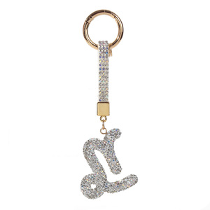 Llavero Metálico Simple de Alta Calidad con los 12 Signos <span class=keywords><strong>del</strong></span> Zodiaco, con Cristales de Estrás, para Coche, Mochila, Parejas - Product Image 5