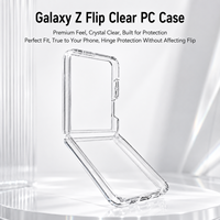 Coque de protection transparente rigide en PC, anti-chute, fine, pliable, couvrante, pour Samsung Z Flip7 – Vente en gros