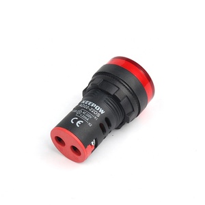 AD22-22DS AC/DC 12V 24V tín hiệu thí điểm đèn 12V 24V LED đỏ xanh vàng thiết bị LED đèn báo - Product Image 5