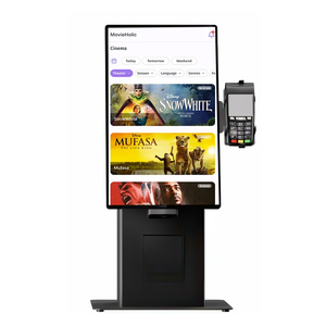 Kiosco de Autoservicio con Pantalla Táctil Interactiva Android de 32 Pulgadas para Montaje en Pared, para Supermercados, Restaurantes y Hoteles, con Sistema de Pago y Pedidos, MSR y NFC - Product Image 1