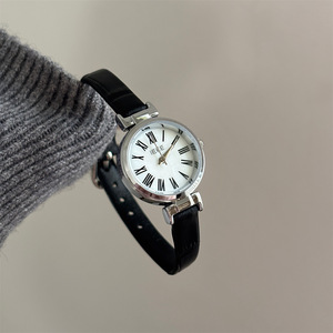 Orologio al Quarzo Retrò Edizione Limitata IEKE, Stile Retrò di Nicchia, <span class=keywords><strong>Cinturino</strong></span> Raffinato, Rotondo, Semplice e Versatile per Studentesse - Product Image 6