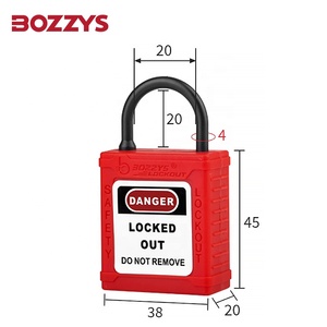 <span class=keywords><strong>Cadenas</strong></span> <span class=keywords><strong>de</strong></span> verrouillage <span class=keywords><strong>de</strong></span> sécurité isolé du fabricant OEM 4*20MM avec serrures <span class=keywords><strong>de</strong></span> verrouillage industrielles à clé principale - Product Image 3