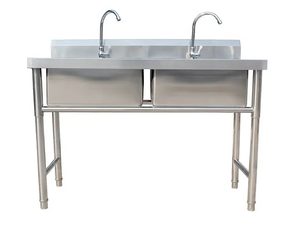 VICTORY KITCHEN La demande Offre Spéciale de haute qualité dépasse l'offre évier à double cuvette éviers de cuisine commerciaux pour d'autres hôtels - Product Image 1