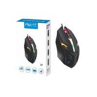 Harga Murah X1 Mouse USB Berkabel untuk Rumah Kantor Bisnis Laptop Desktop Lampu Warna-warni Grosir