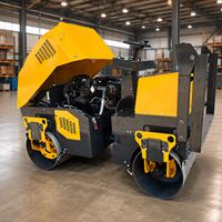 Rouleau compresseur hydraulique diesel polyvalent pour l'aménagement de chemins