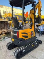 Excavadora de la mejor opción para el desarrollo de infraestructura global Mini Hyudraulic Digger Rigs 1.7ton Yuchai U17 Precio