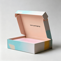 Boîte en carton pour envoi postal, emballage de luxe, impression de logo personnalisé, boîte en carton pour cosmétiques