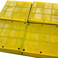 Panneau vibrant modulaire en polyuréthane pour équipement de criblage d'agrégats avec fonctionnement stable et à faible bruit