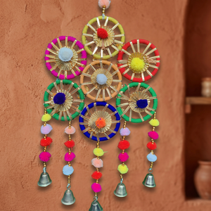 Atrapasueños artesanal de fibra natural para colgar en la pared, decoración para el hogar, regalo de boda, suministro al por mayor - Product Image 3