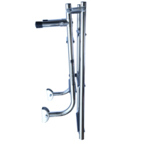 Accessoires de bateau Offre Spéciale Échelles pliantes marines Échelles de bateau 2 + 3 marches SS 304 Échelle pliante Escalier pliant