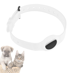 Verstellbares Silikon-Halsband mit GPS-Tracker für AirTag zur globalen Positionierung und Verlustprävention - Product Image 3