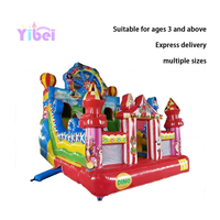 Maison de château gonflable en PVC directe d'usine avec toboggan gonflable pour jeux d'intérieur et d'extérieur pour enfants pour l'école à domicile ou le centre commercial