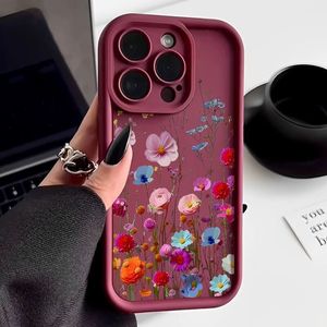 Coques de téléphone antichoc à motif floral pour <span class=keywords><strong>iPhone</strong></span> 17 Air 16 15 Plus Pro Max 14 13 12 <span class=keywords><strong>11</strong></span> X – Housse de protection arrière personnalisable avec logo - Product Image 4