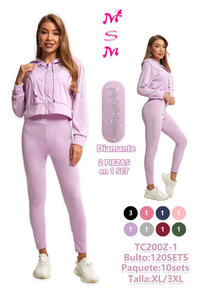TC200Z 1 Tuta da Donna con Cappuccio, Zip Integrale, in Spandex e Poliestere, Traspirante, Casual, Tinta Unita, Vestibilità Regolare, per Primavera - Product Image 3