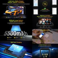 Ponsel Ulefone Armor X32 Versi Global 6GB+128GB Smartphone Tangguh dengan Penglihatan Malam Jaringan Android 4G