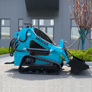 Gratis Verzending Goedkope Mini <span class=keywords><strong>Skid</strong></span> Stuur Lader Diesel Mini <span class=keywords><strong>Skid</strong></span> Stuur Gloednieuwe Laders Voor Verkoop Wiellader Mini 380Kg 460Kg 500Kg - Product Image 4