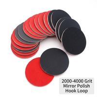 Disco de Lijado de Esponja Ultrafina Fortunebrasive de 5 Pulgadas (125 mm) con Velcro, Grano 2000-4000, para Pulido Espejo, Automotriz, Laca, Uso en Seco y Húmedo