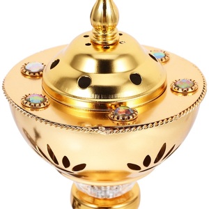 Diffusers for Essential Oils Electric Censer Burner Scented <strong>Wax</strong> Warmer Bakhoor <strong>Uk</strong> <strong>Melts</strong> Cubes Incense Holder G25-428 - Product Image 6