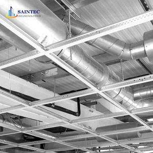 T24 hiện đại thép mạ kẽm chống cháy treo t lưới hồ sơ chéo TEE treo thả trần lưới chính Tee - Product Image 2