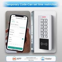 Système de contrôle d'accès aux portes Secukey XK10 DC/AC avec lecteur de clavier Wiegand EM+HID+Mifare RFID, étanche, avec sortie relais
