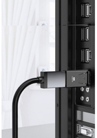 Adaptateur DisplayPort DP vers HDMI portable 4K, mâle vers femelle, pour moniteur/projecteur/PC/TV