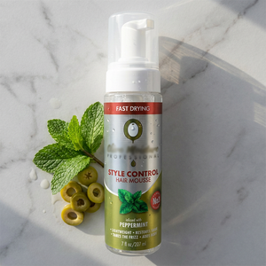 มูสจัดแต่งทรงผมแบบมืออาชีพ แห้งเร็ว ปราศจากสารก่อภูมิแพ้ ผสมน้ำมันมะกอกและเปปเปอร์มินต์ ให้ผมอยู่ทรง แข็งแรง ลดการชี้ฟู ให้ความรู้สึกสดชื่น - Product Image 6