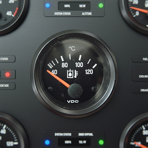 Manometro VDO Originale 310040013, Indicatore Temperatura Olio 310-040-013, 0-120 52mm 24v, Manometro per Motore Generatore 310-040-013 - Product Image 3