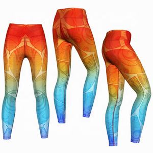 Women's Printed Yoga Pants Fitness Leggings for Running Gym Workout Active Sports <b>Trousers</b> Comfortable Quick Dry Breathable - Product Image 2