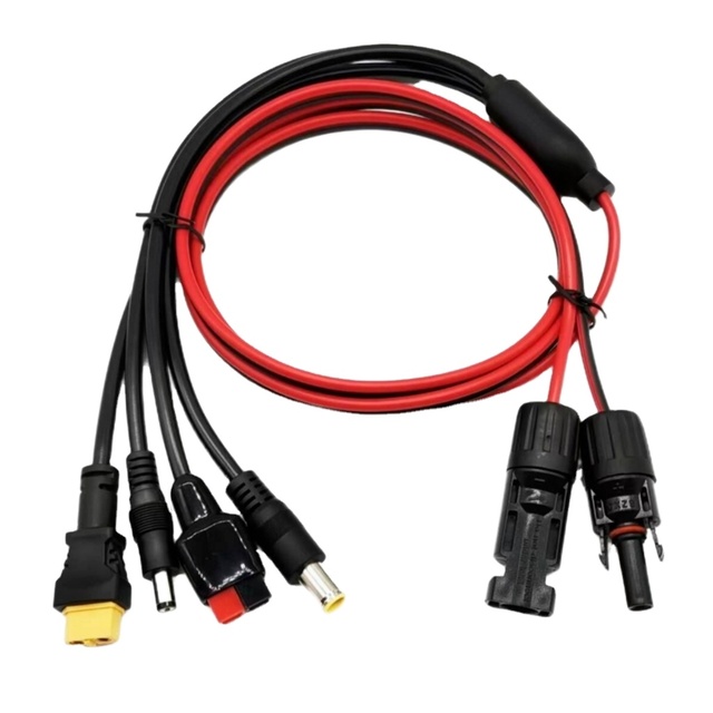 Solar Panel Connection Cable Outdoor Mobile Power Charging Cable MC4 Various Outdoor Power Plugs Model Yxd-008 Multifunctional
