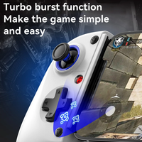 Manette de Jeu D11 BT Extensible pour Téléphone Mobile PC Android iOS PS5, Rétractable pour Switch et Confort de Jeu