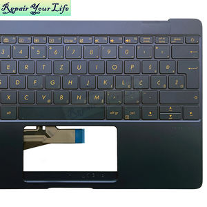 Teclado Retroiluminado WB Seville para Portátil Asus Zenbook UX390UA 90NB0CZ1-R31BE1 con Reposamanos, Nuevo, Azul - Product Image 3