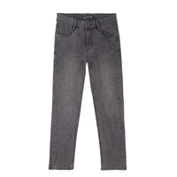 Jean en denim coupe droite taille haute vintage Gallant Slim pour enfants de 10 à 15 ans, poches extensibles, tissu doux