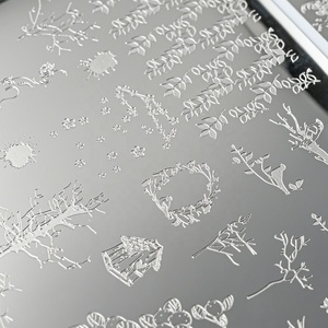 Nail Art Stamping Plate <span class=keywords><strong>French</strong></span> Line Stripe Design Vernis à ongles Fleur Feuille Impression Timbre Modèle Outil Plaque <span class=keywords><strong>Manucure</strong></span> - Product Image 6