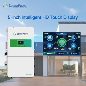 Inversor solar híbrido trifásico de 12 kVA para sistemas solares fuera de la red, versión estadounidense de 110 V, marca Solara Power, inversor de energía híbrido de 12 kW. - Product Image 4