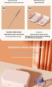 Cepillo Limpiador de Biberones 6 en 1 al por Mayor, de Silicona, para Tetinas y Accesorios - Product Image 2