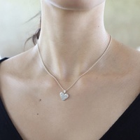 Collier avec pendentif en argent 925, Design Unique, à la mode, polyvalent, adapté aux femmes, accessoires de déplacement