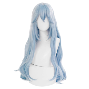 Anxin all'ingrosso il Neon Genesis Evangelion edizione teatrale <span class=keywords><strong>turchese</strong></span> Asuka Langley Soryu <span class=keywords><strong>parrucca</strong></span> Cosplay - Product Image 2