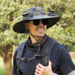 Có thể sạc lại năng lượng mặt trời <span class=keywords><strong>Fan</strong></span> <span class=keywords><strong>hat</strong></span> năng lượng mặt trời <span class=keywords><strong>Powered</strong></span> Quạt làm mát <span class=keywords><strong>hat</strong></span>-rộng vành xô <span class=keywords><strong>hat</strong></span> cho câu cá, đi bộ đường dài & ngoài trời bảo vệ mặt trời - Product Image 1