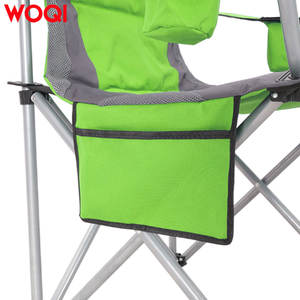 Chaise pliante de camping Woqi, structure en aluminium, tissu Oxford, chaise de jardin portable, chaise d'extérieur avec porte-gobelet - Product Image 5