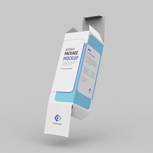 Có thể tái chế có thể gập lại y học bao bì giấy eyedrop bao bì Hộp Tùy chỉnh bán lẻ sản phẩm bao bì hộp với flaping - Product Image 5