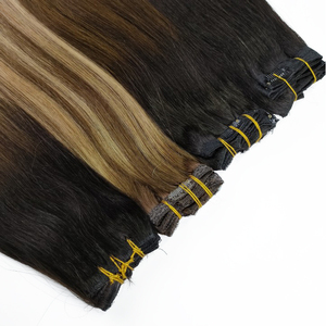 供应商批发雷米接发夹式欧洲发 100 件 骨质材质 直角层状排列无缝 - Product Image 4