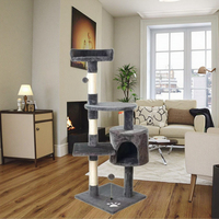 Meubles pour chats en sisal, tour en bois, arbre à chat en carton, maison et jouet pour animaux de compagnie