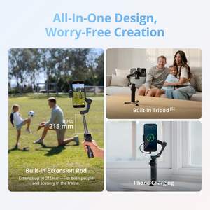 Telefon için yeni sürüm yerli izleme için <span class=keywords><strong>Osmo</strong></span> cep 8 Gimbal sabitleyici EDockKit ile 360 ° rotasyon 10h pil katlanabilir - Product Image 5