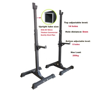 Powerman Fitness entraînement <span class=keywords><strong>de</strong></span> gymnastique à domicile supports <span class=keywords><strong>de</strong></span> squats individuels lourds réglables - Product Image 5