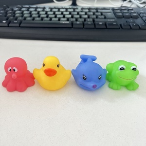 Giocattoli da Bagno in Gomma per Bambini, Paperella Sonora per Vasca e Doccia, Giocattoli Animali per il Bagnetto - Product Image 2