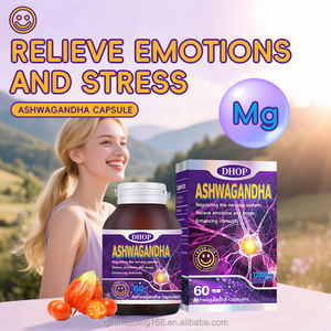 Harga Grosir Suplemen Organik Mengurangi Tingkat Stres Mendukung Manajemen Tekanan Sehari-hari Formula Kapsul Ashwagandha - Product Image 2